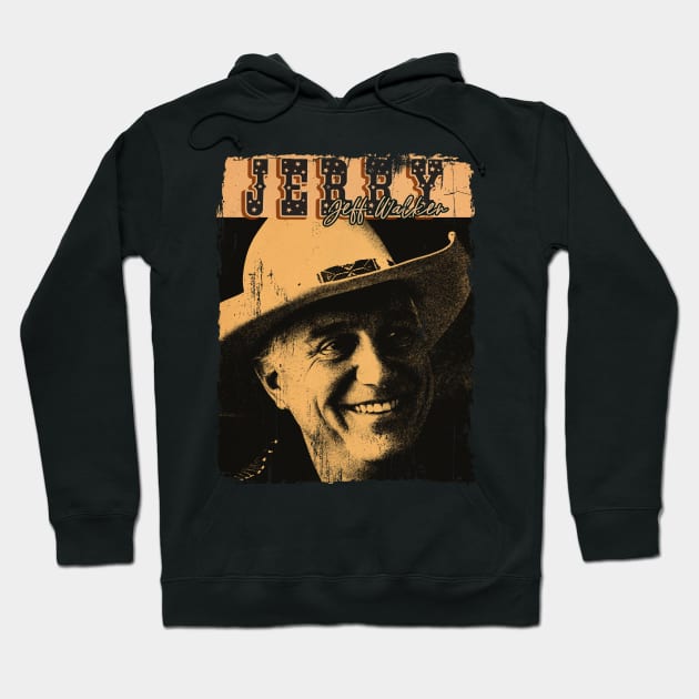 Art Drawing _ Jerry Jeff Walker vintage Hoodie by freshtext Apparel10